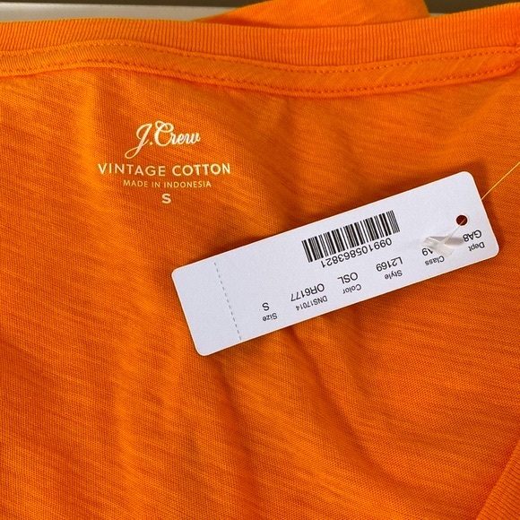 NWT!! JCrew Vintage Cotton Tee - Picture 3 of 4